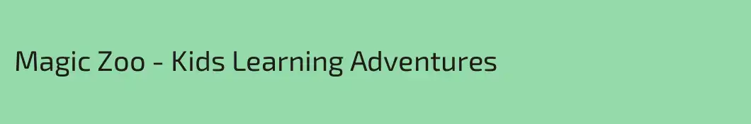 Magic Zoo - Kids Learning Adventures